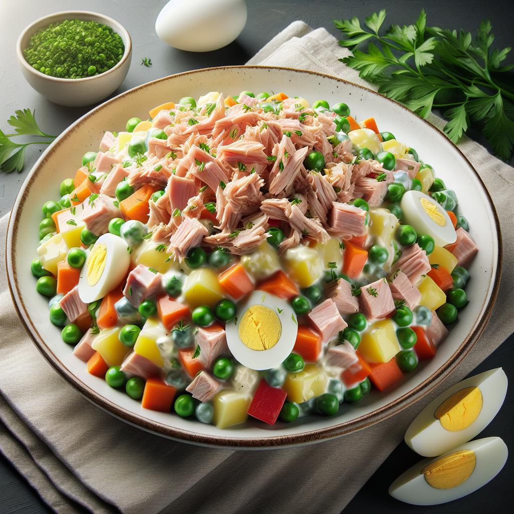 Russian Salad with Tuna