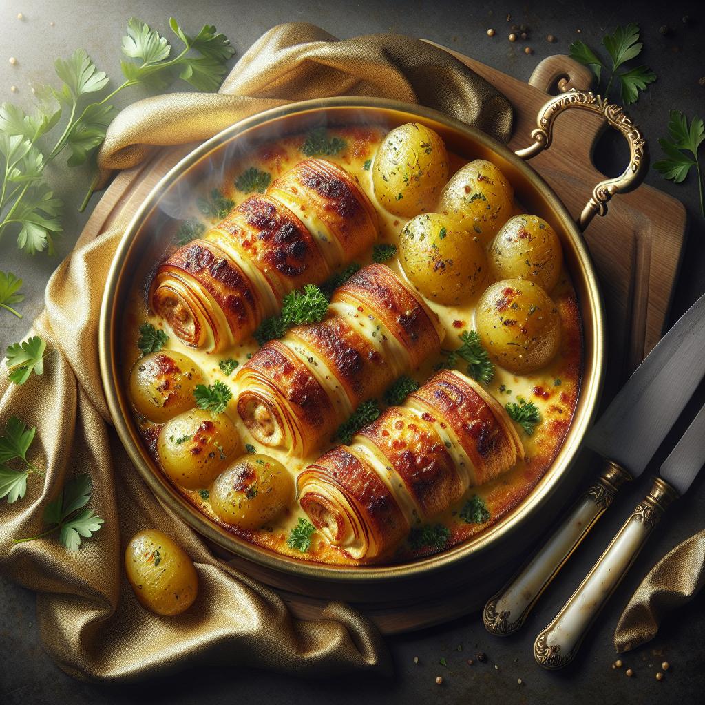 Gratinated Rolls with Potatoes