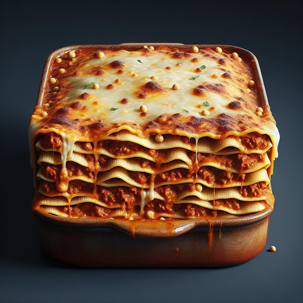 Lasagne with Beef Ragù and Chickpea Flour Béchamel