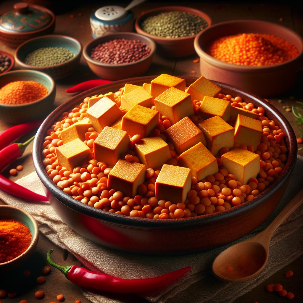 Red Lentil Tofu