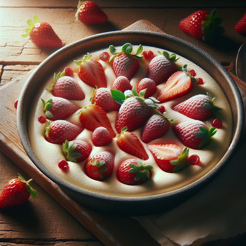 Ricotta and Strawberry Mousse