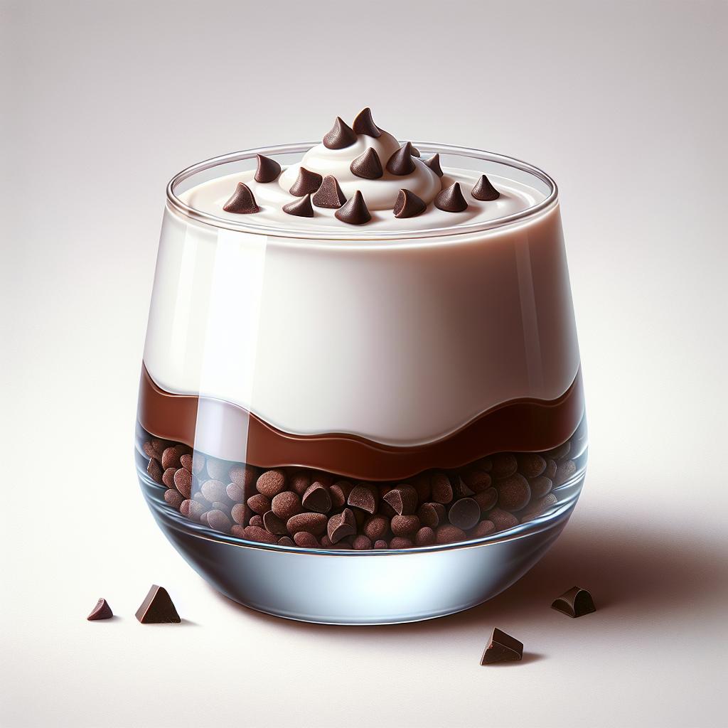Chocolate and yogurt mousse