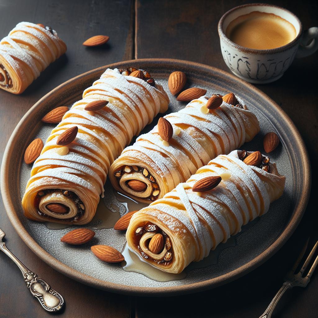Sweet puff pastry mummies