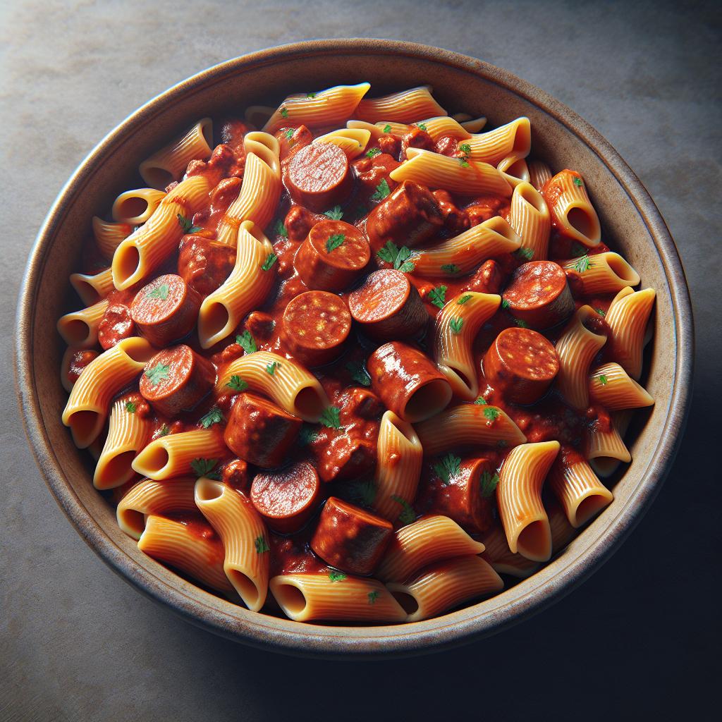 Paccheri with cotechino sauce