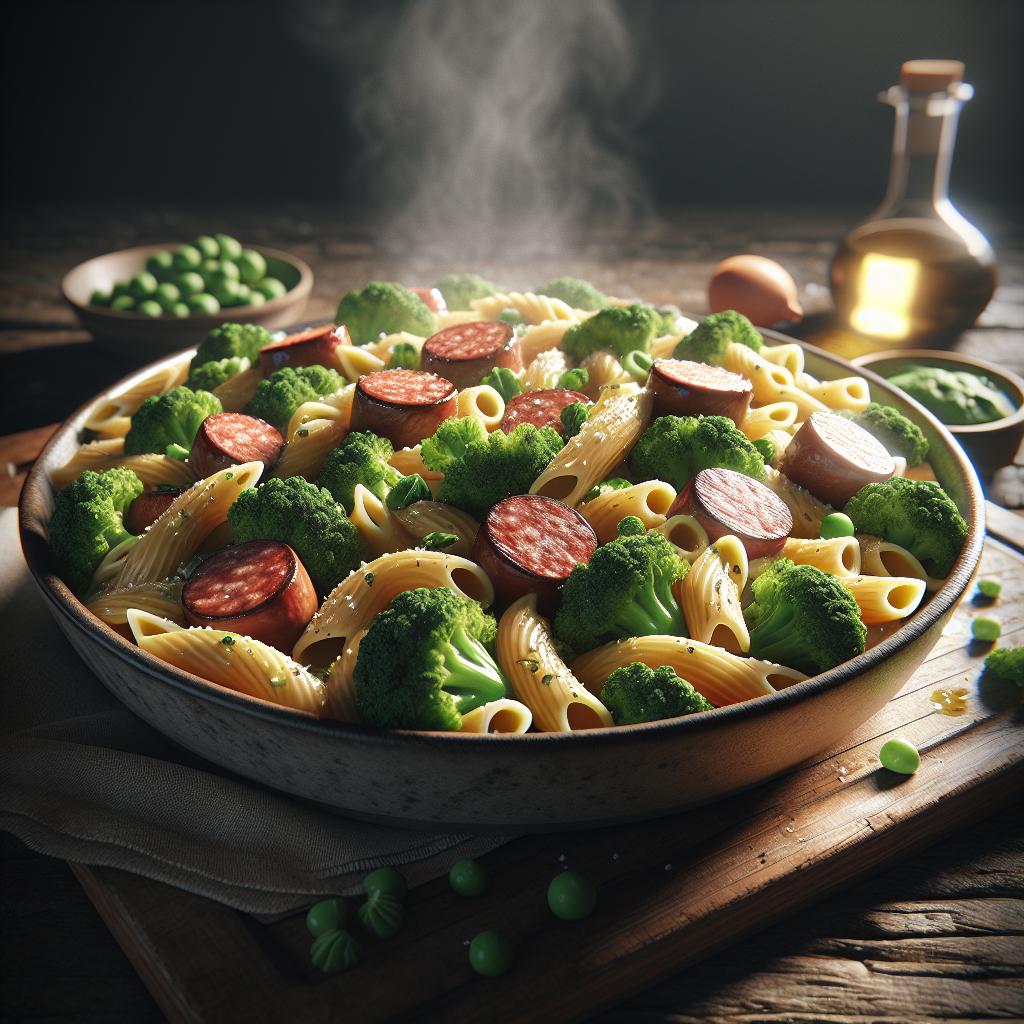 Baked Pasta with Broccoli and Sausage