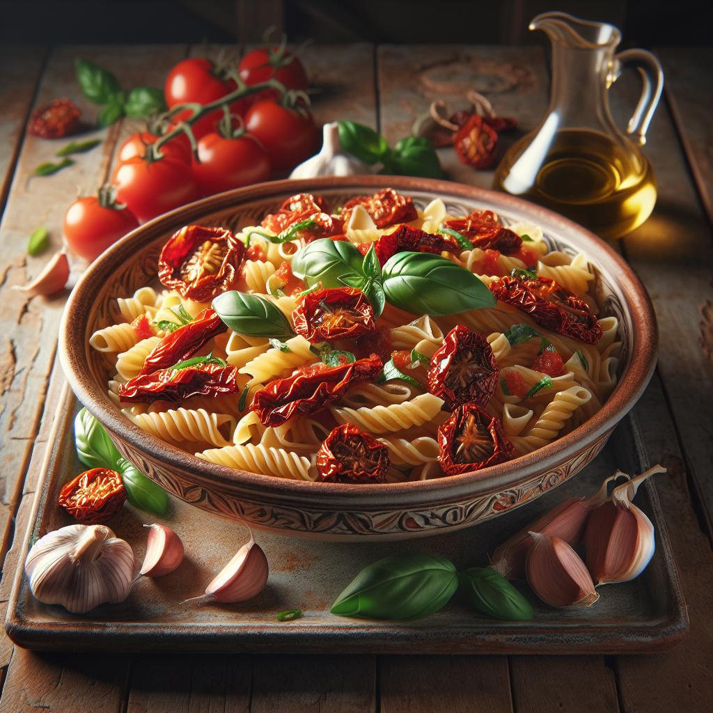Pasta with Sun-Dried Tomatoes