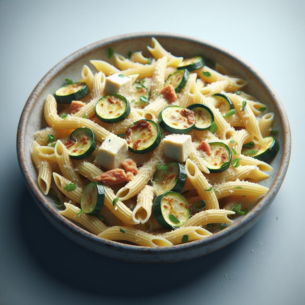 Pasta with Robiola and Zucchini