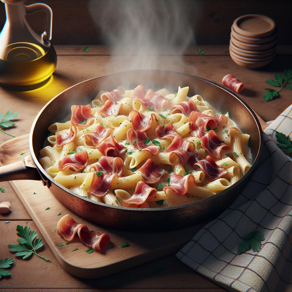 Pasta with speck