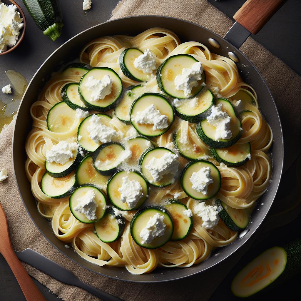 Pasta ricotta e zucchini