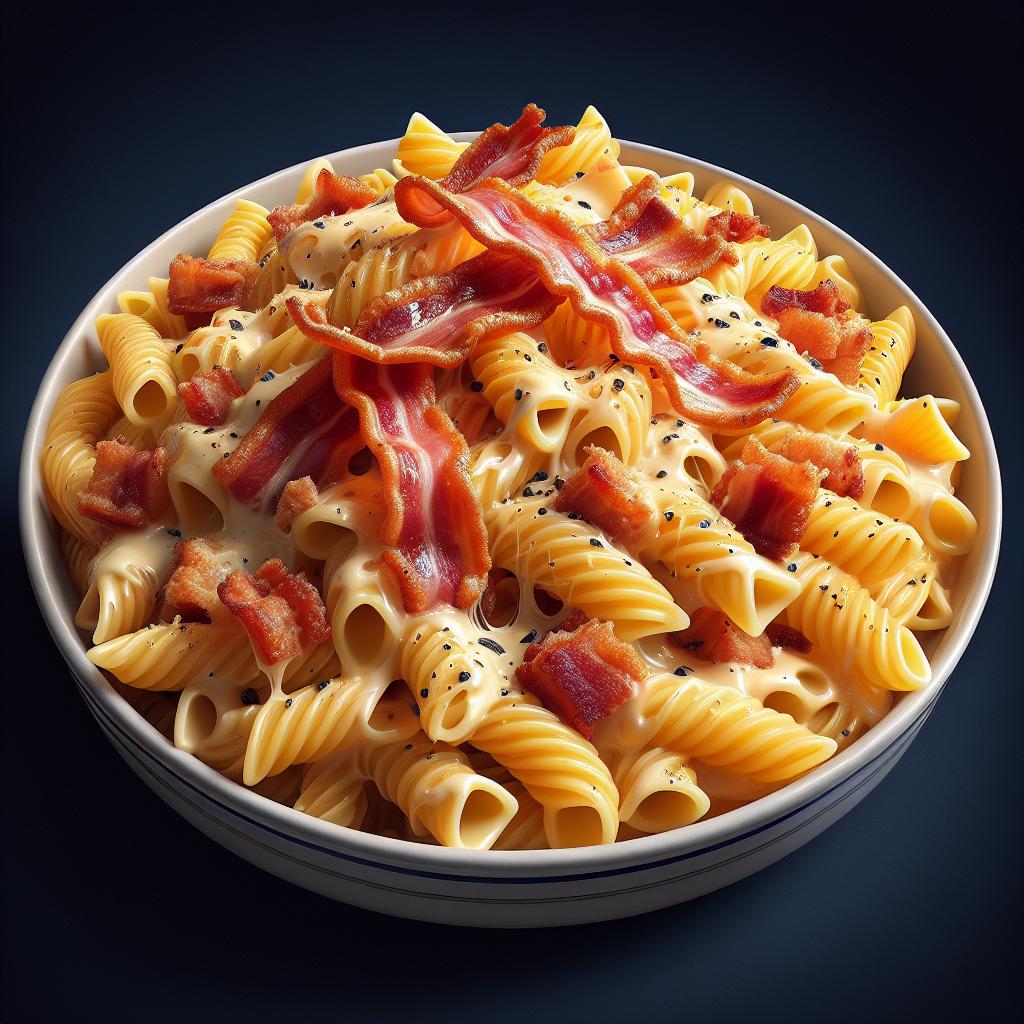 Pasta with Crispy Speck and Philadelphia