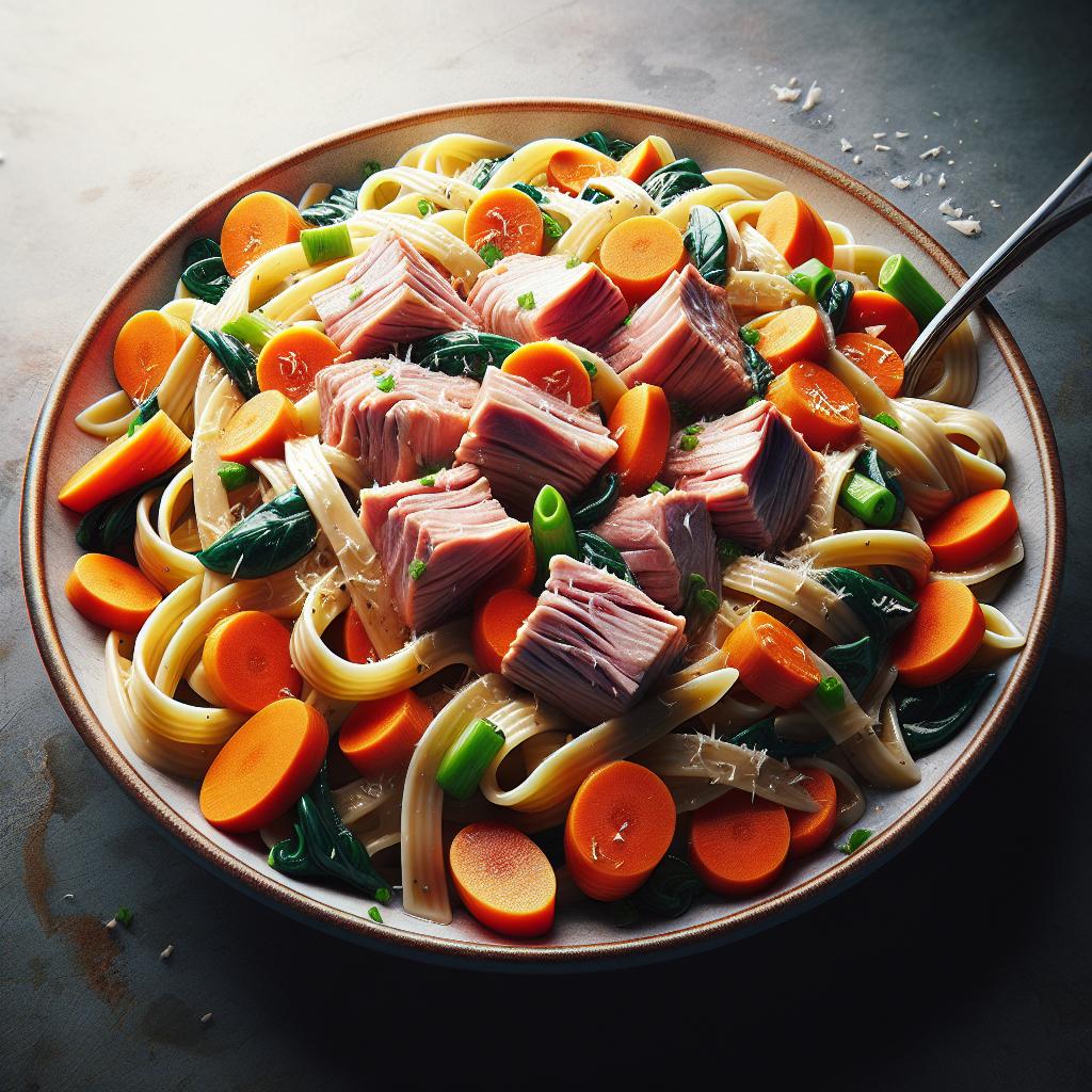 Tuna and Carrot Pasta