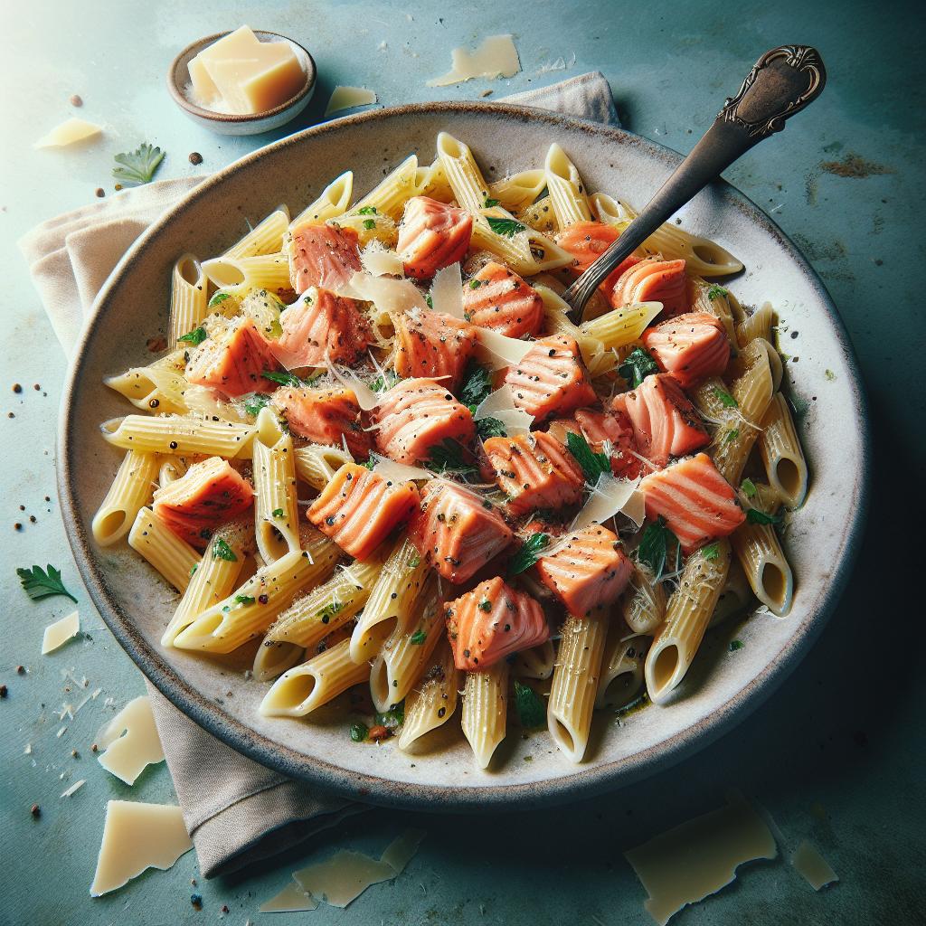 Penne with Salmon and Vodka