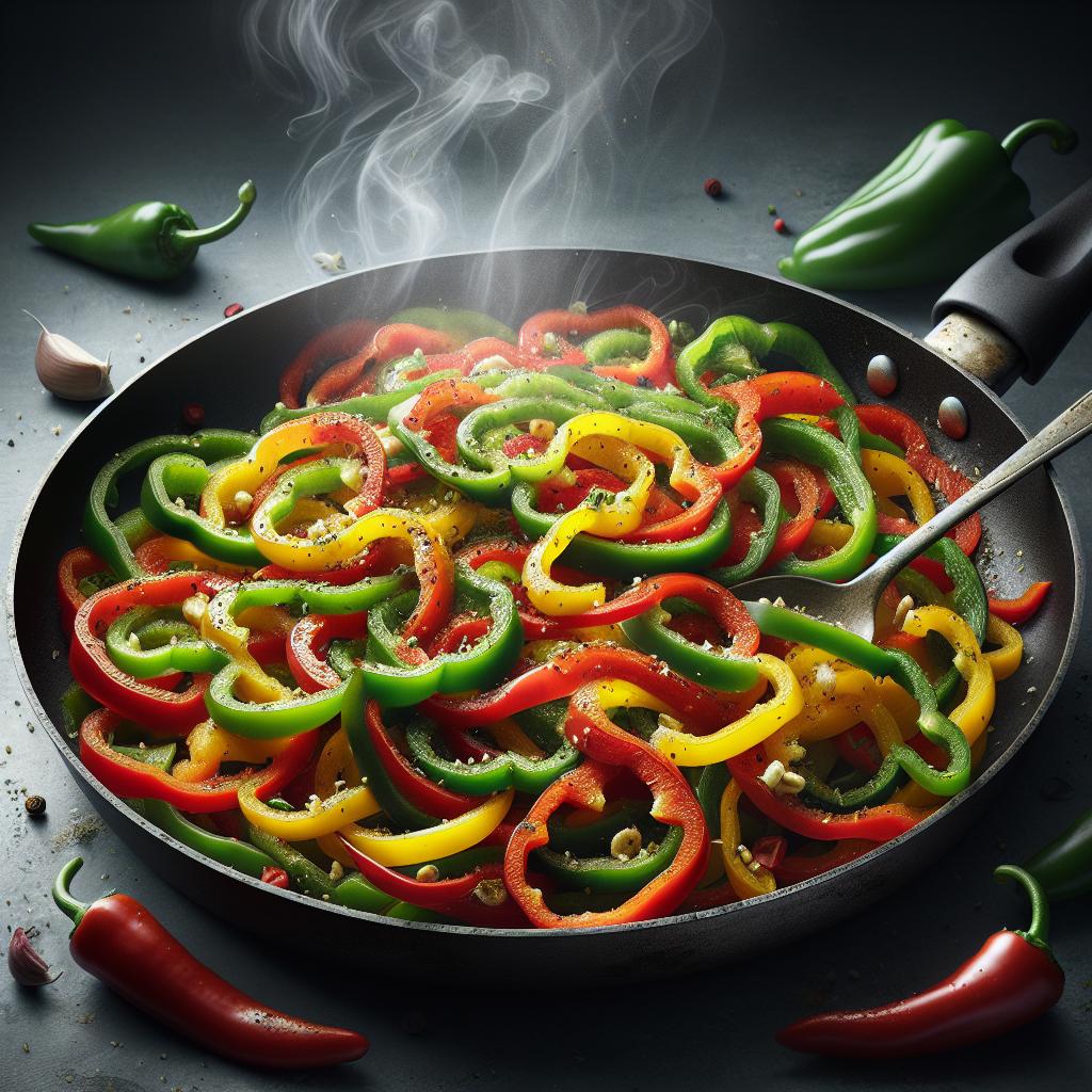 Bell Peppers with Breadcrumbs