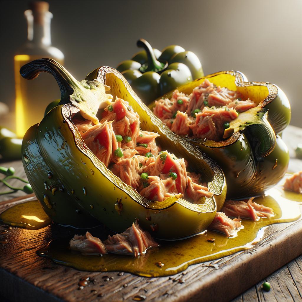 Tuna Stuffed Peppers