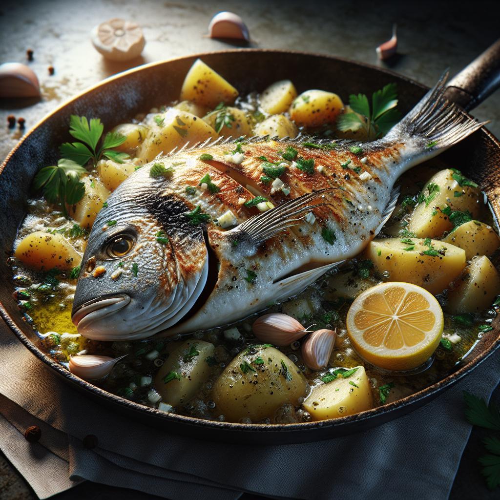 John Dory in the pan