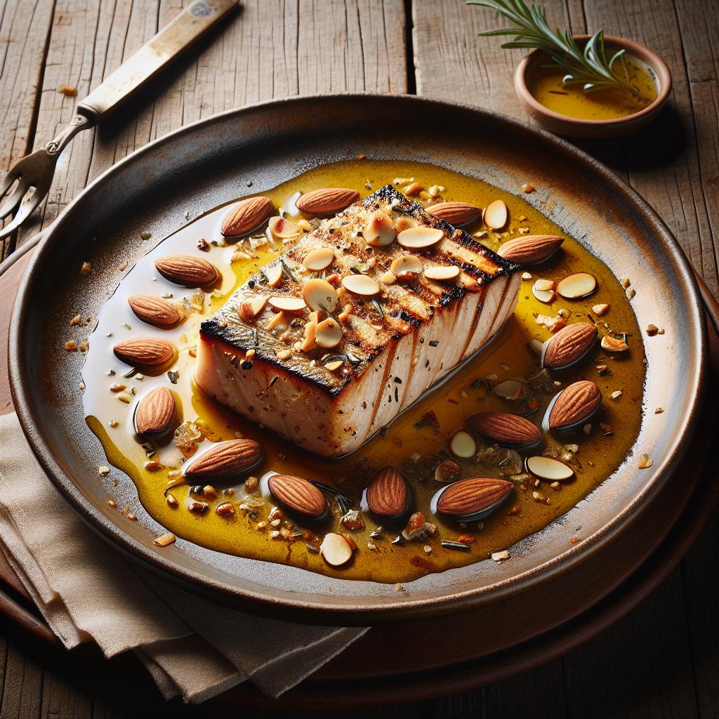 Swordfish with Almonds