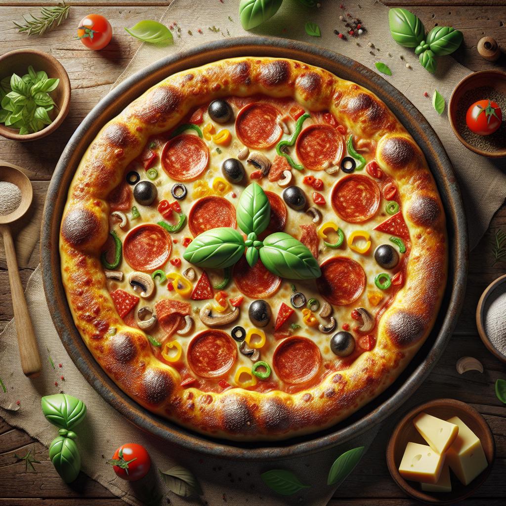 Pizza with Baking Soda