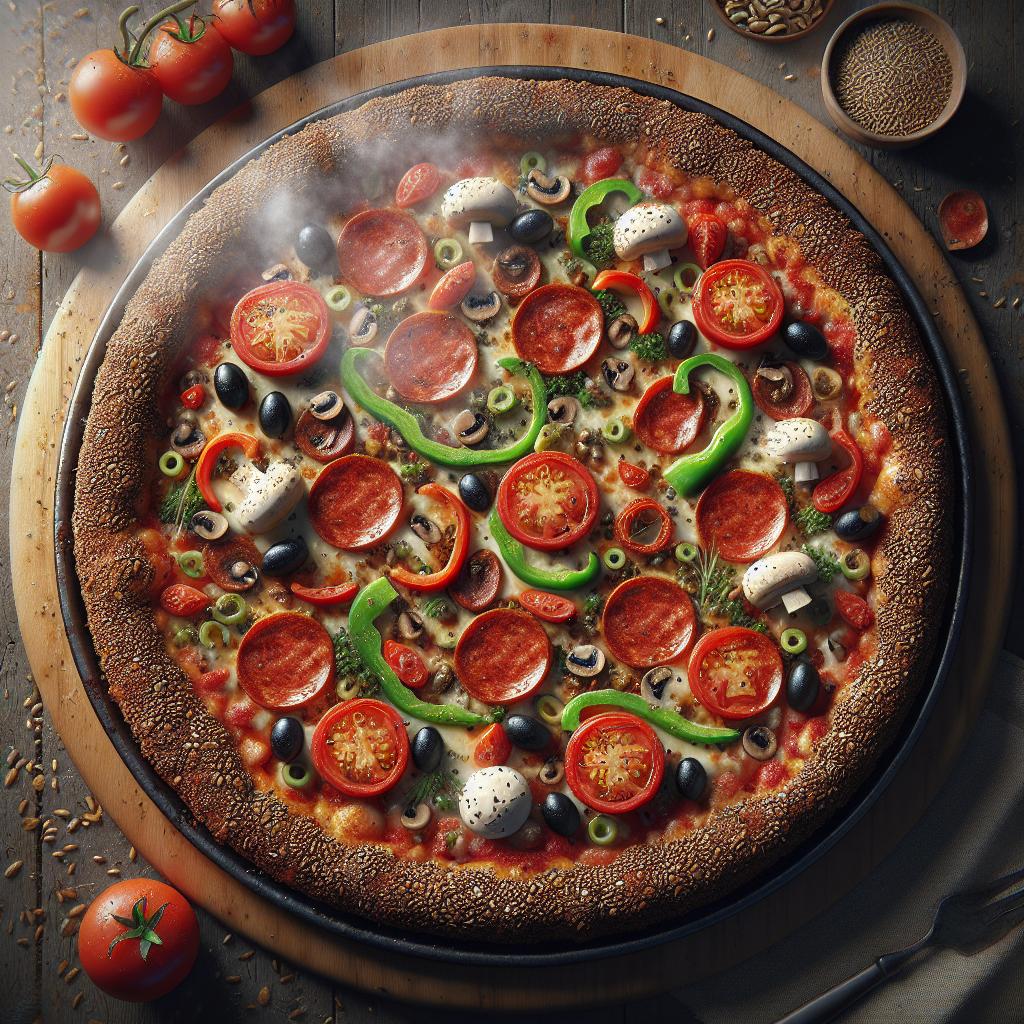 Whole wheat pizza