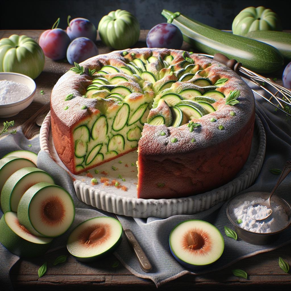 Zucchini Plumcake