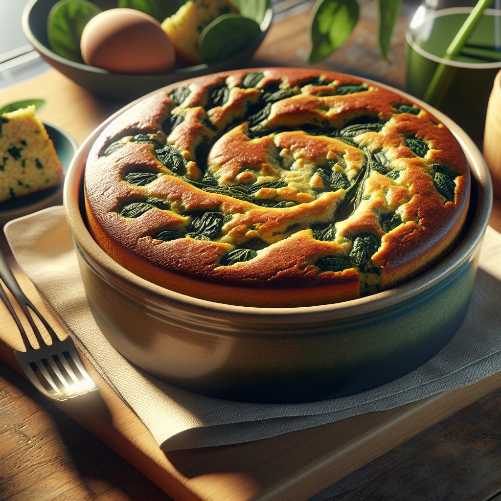 Savoury Spinach Plumcake
