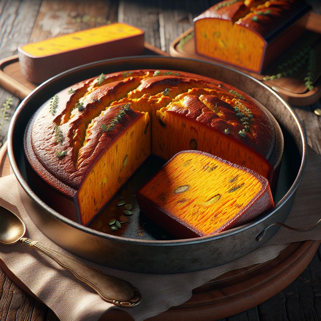 Savory Pumpkin Plumcake