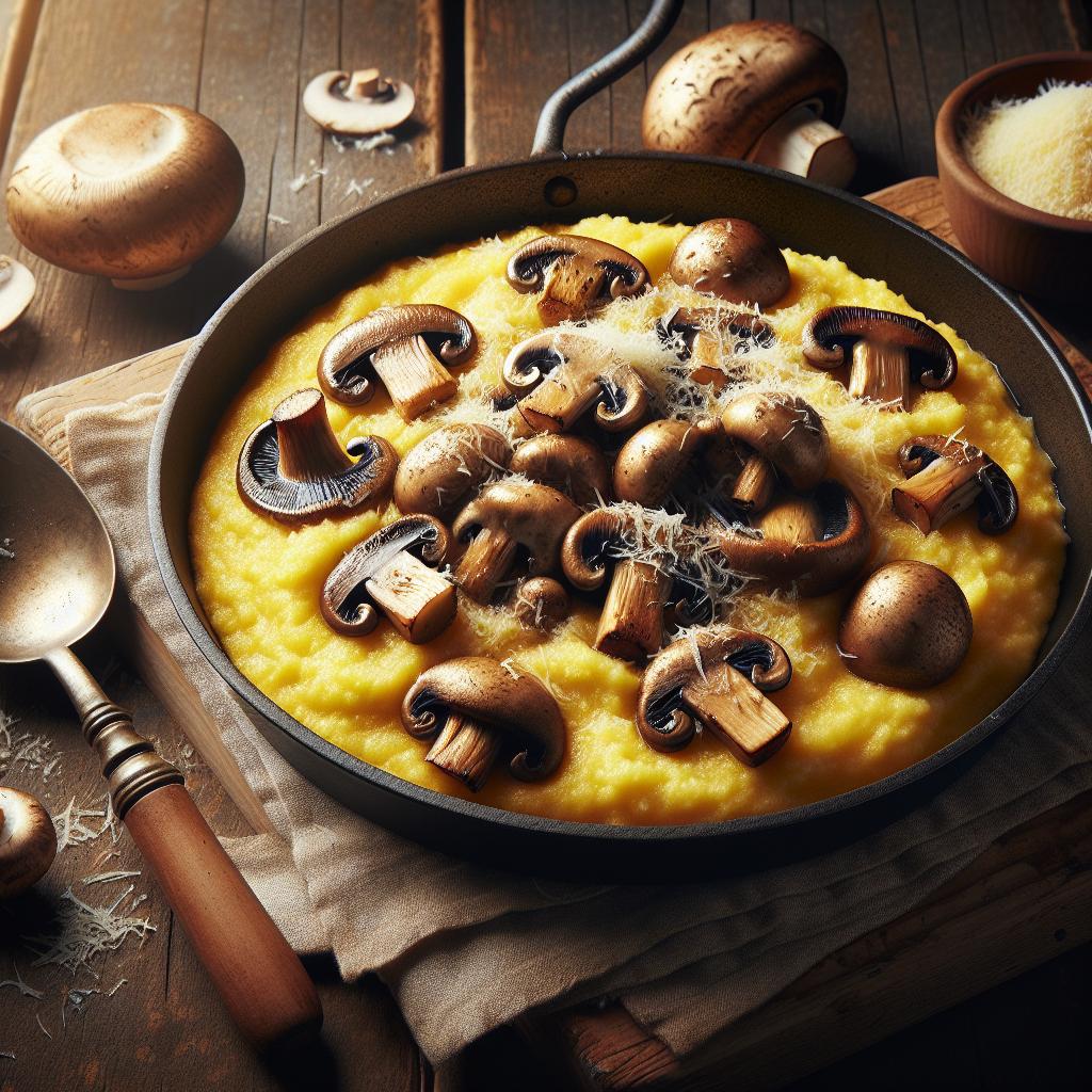 Polenta with mushrooms