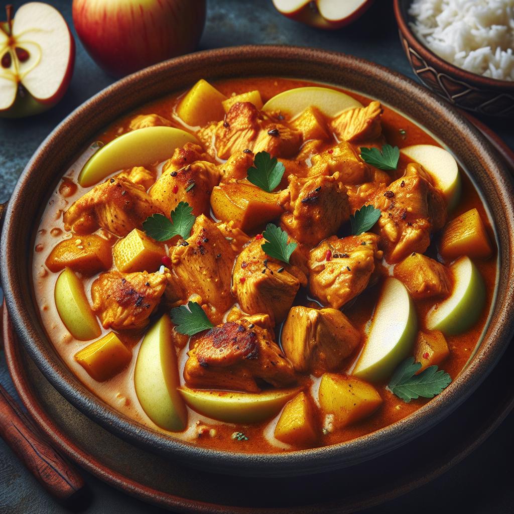 Chicken Curry with Apples