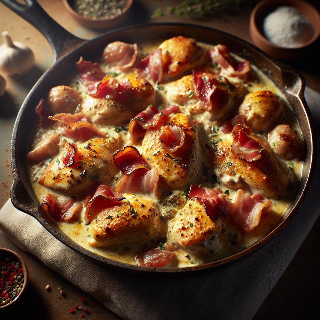 Creamy Chicken with Bacon