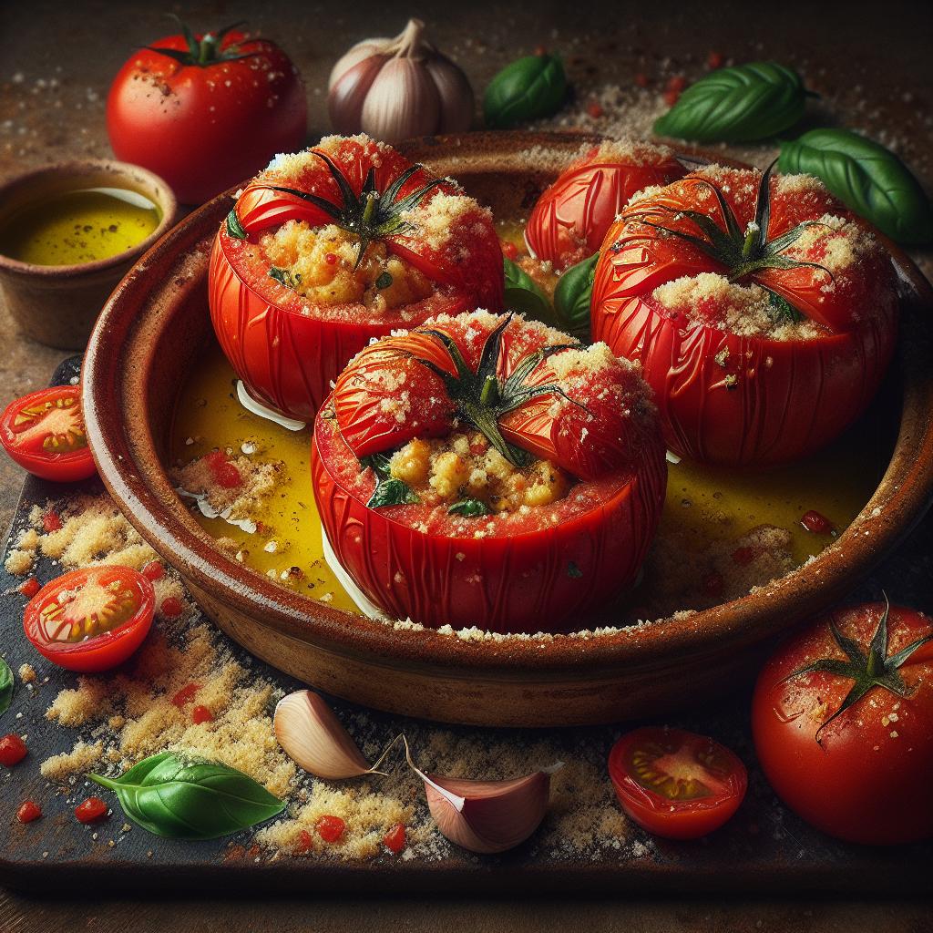 Sicilian Stuffed Tomatoes