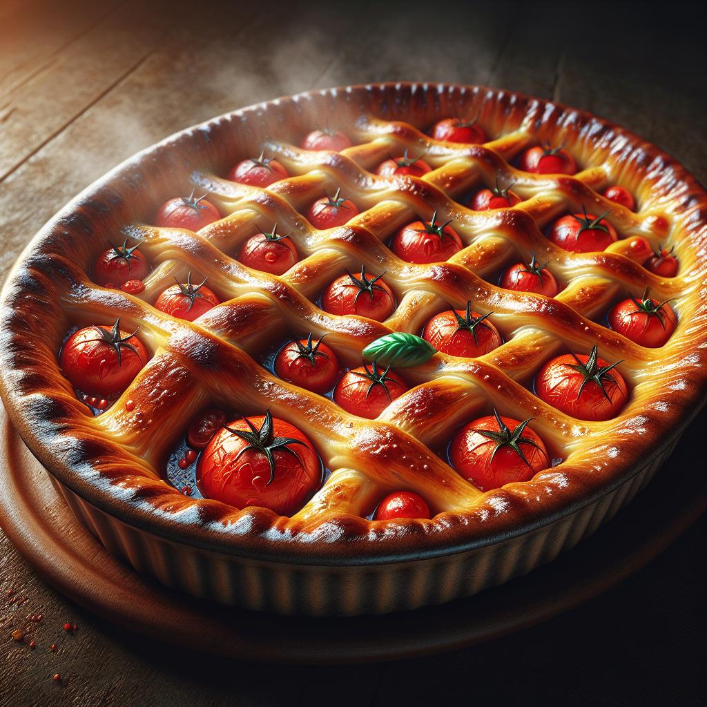 Cherry Tomatoes in Crust