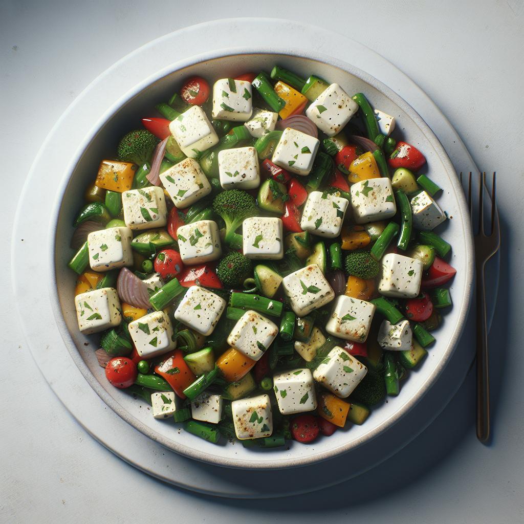 Ricotta Squares with Vegetables