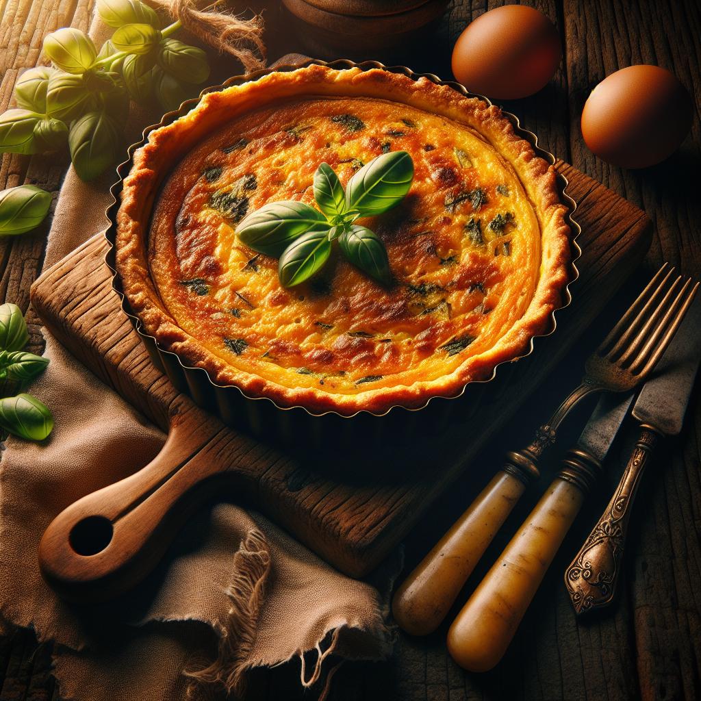 Polenta Quiche