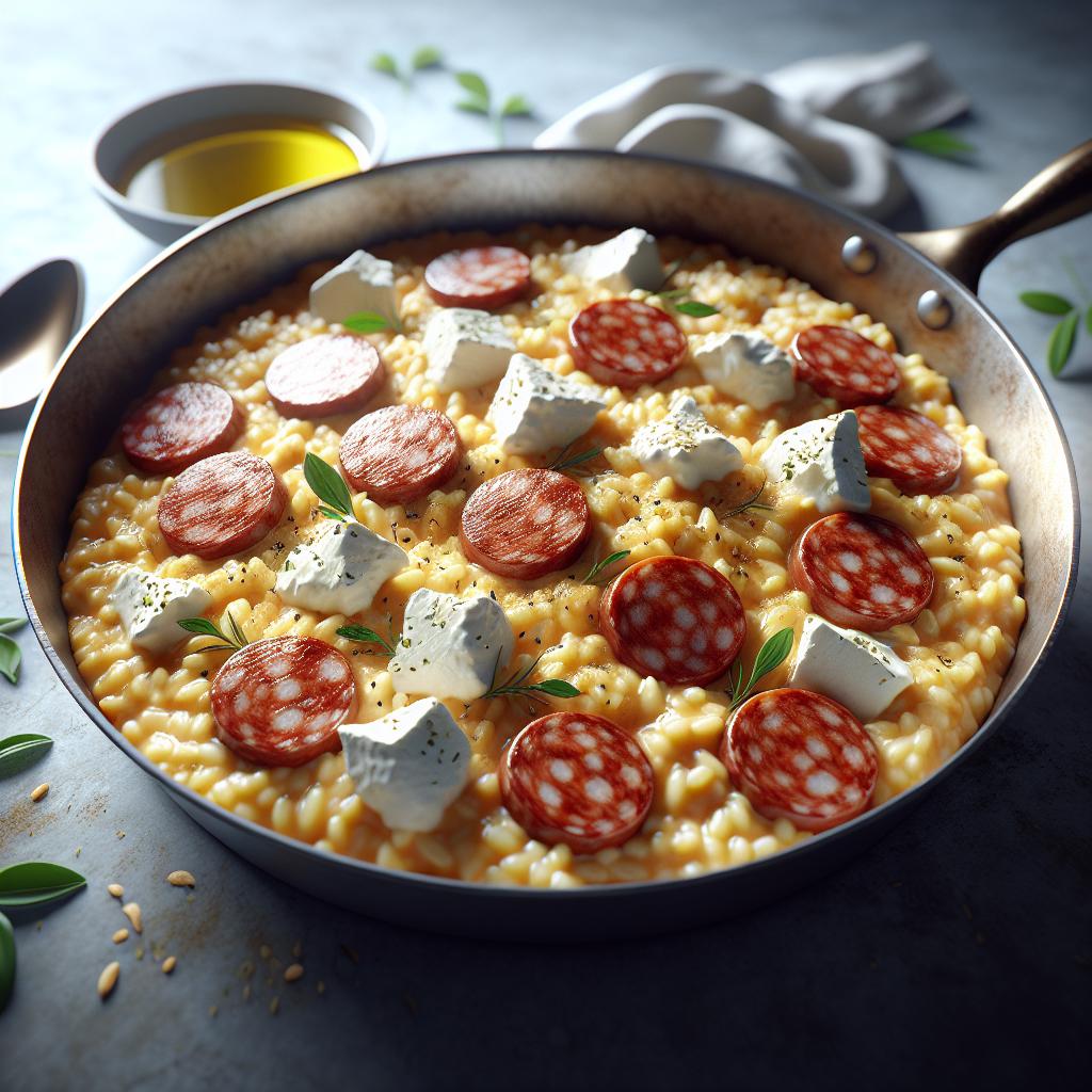 Risotto with Sausage and Ricotta