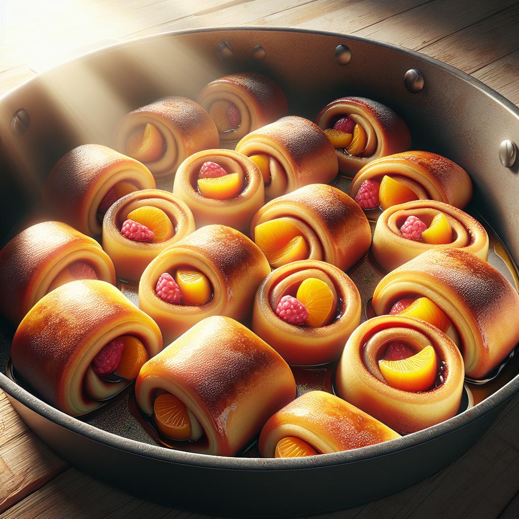 Sweet Fruit-Filled Rolls