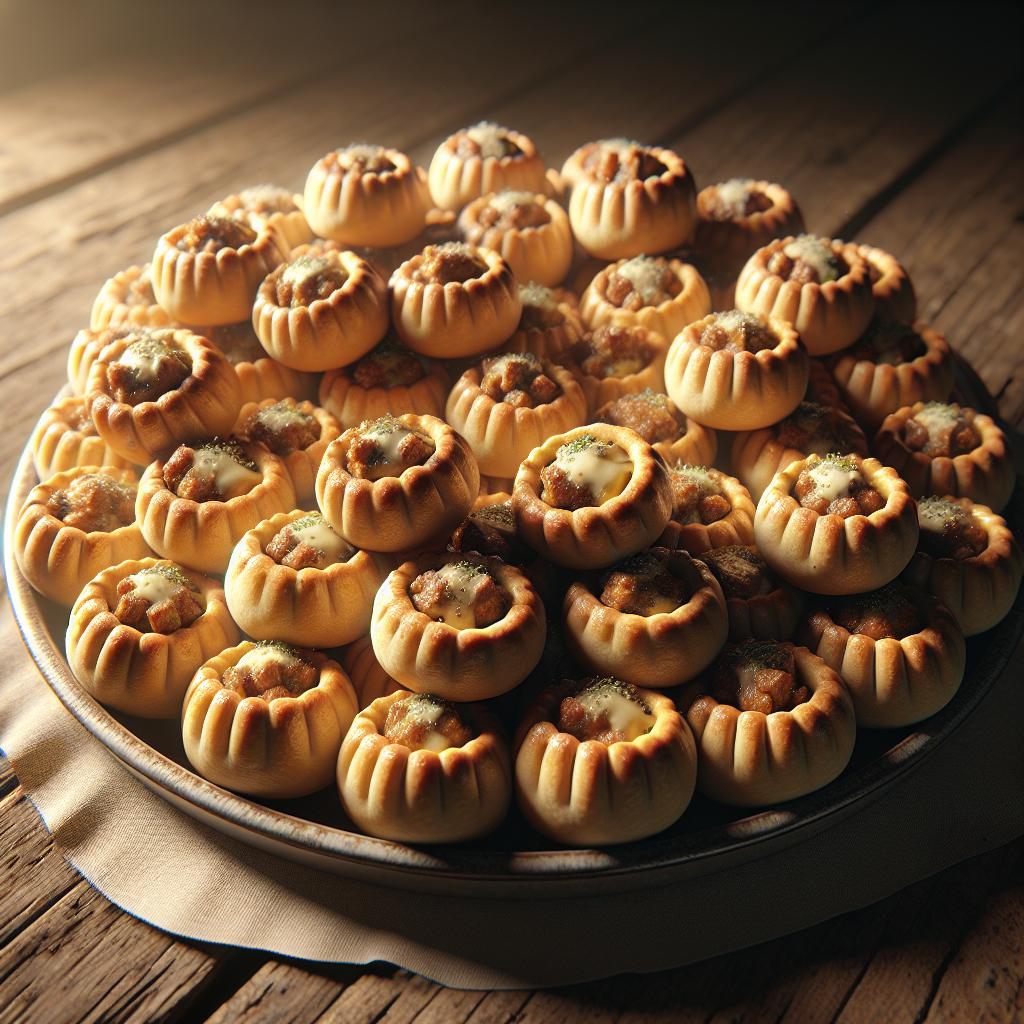 Savory Pastries with Meat and Cheese