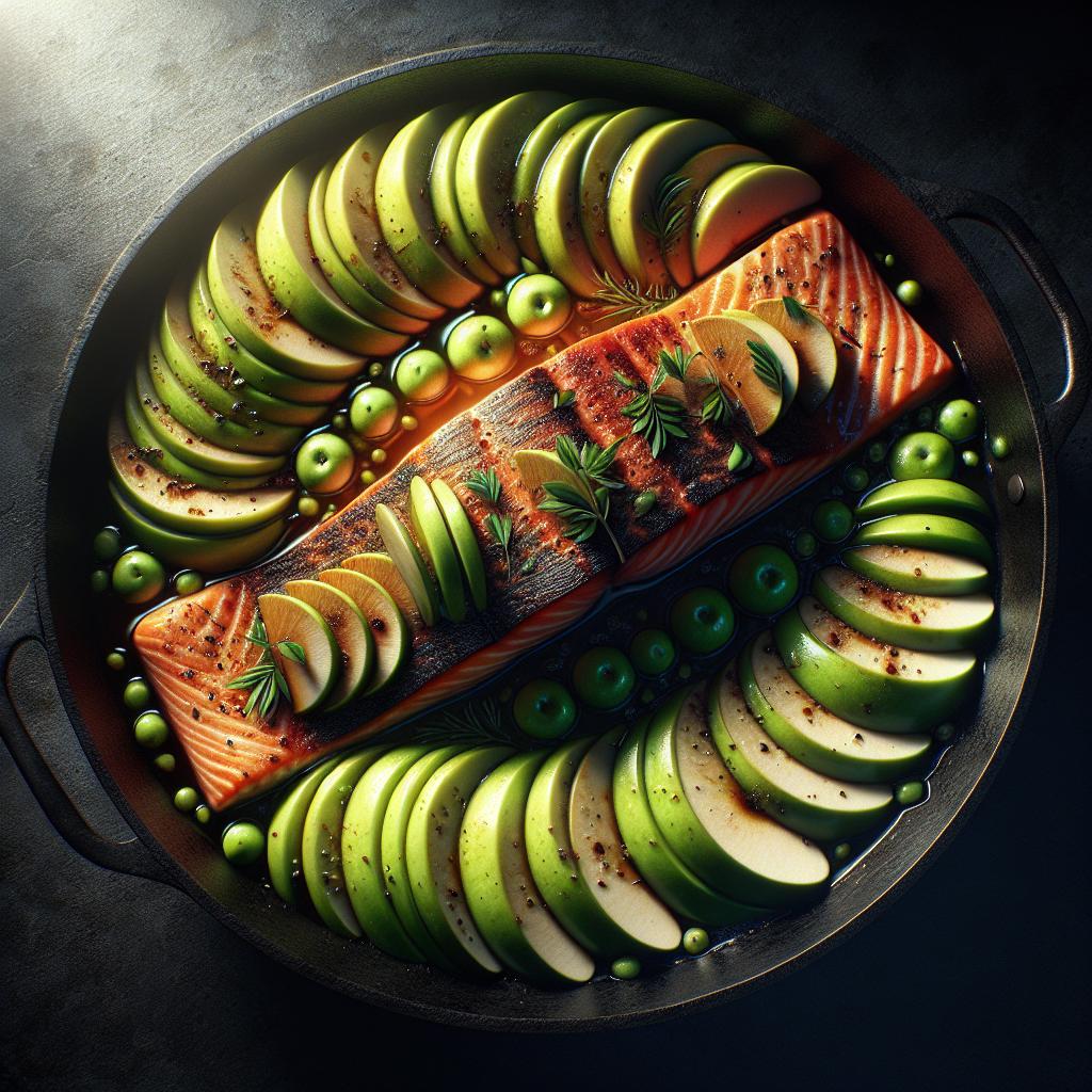 Salmon with Apples