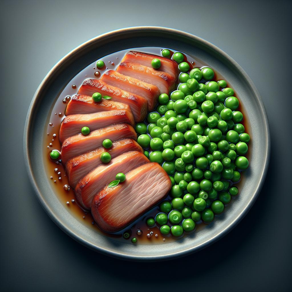 Pork Scaloppine with Peas