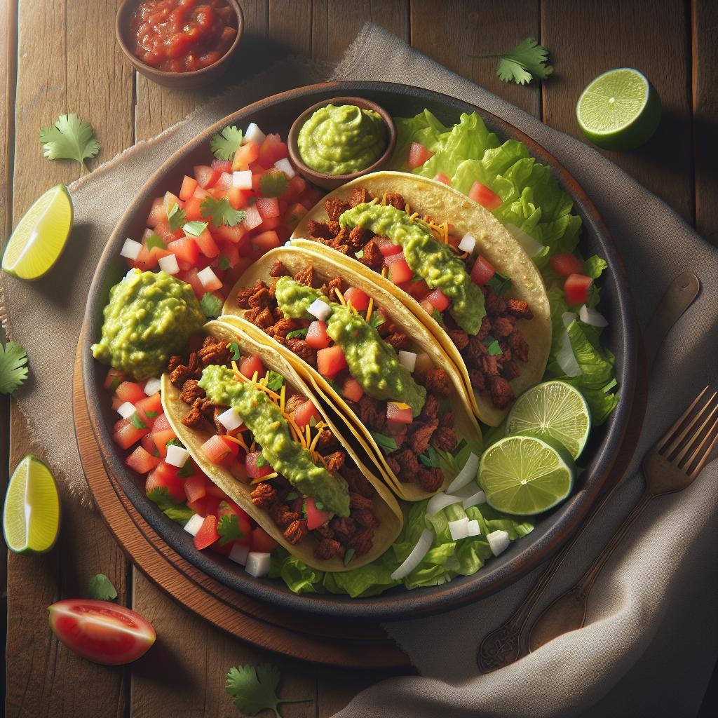 Tacos con carne