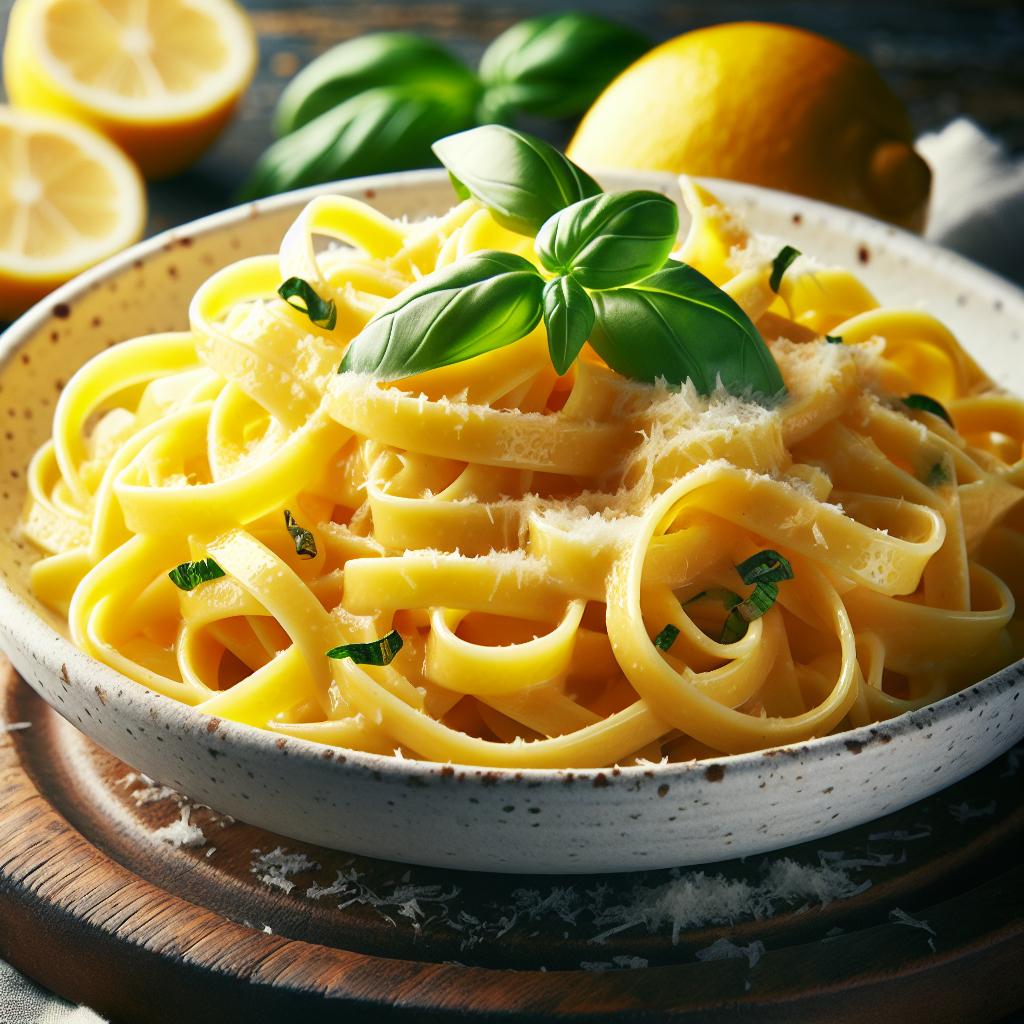 Tagliolini with Lemon