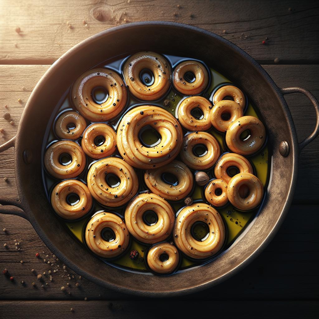 Taralli with lard and pepper
