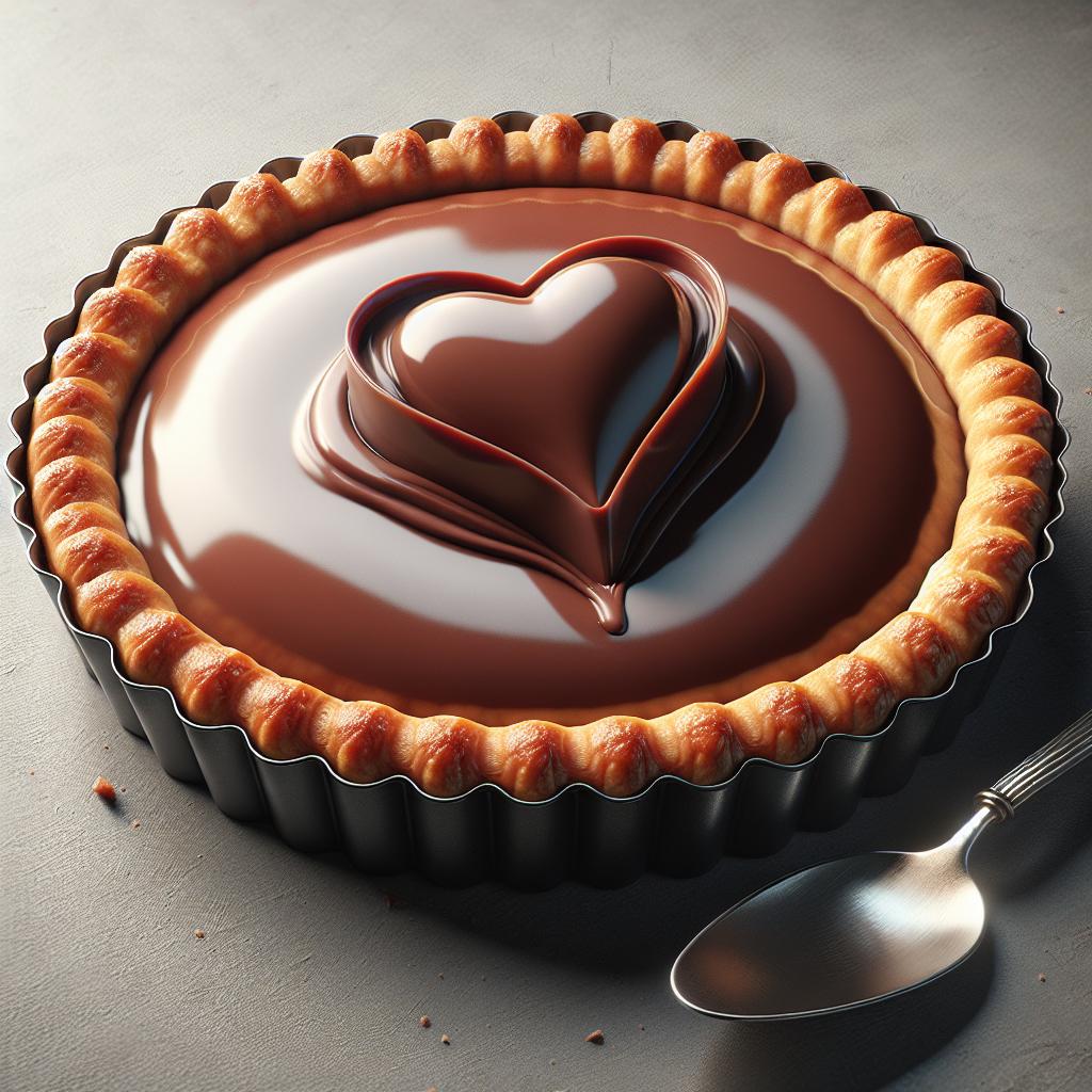 Tartlets with Chocolate and a Heart of Mou