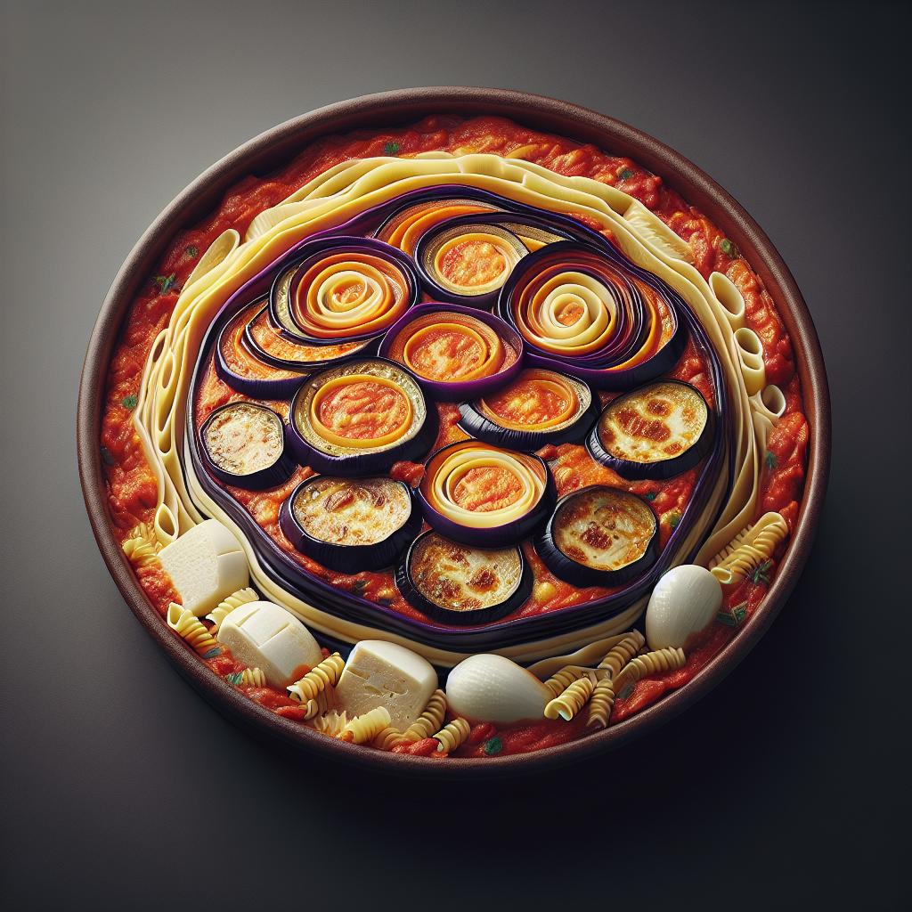 Eggplant Timbale