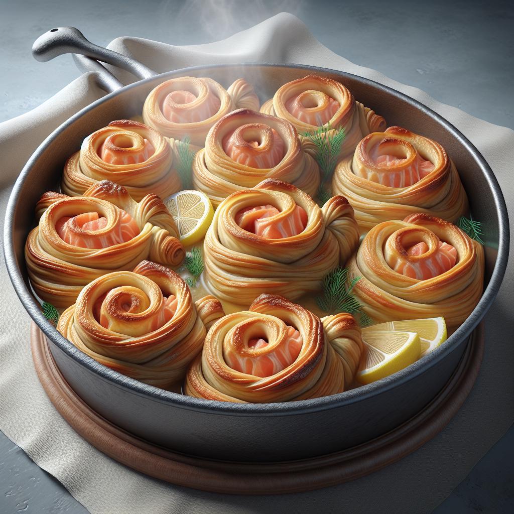 Salmon Puff Pastry Twists