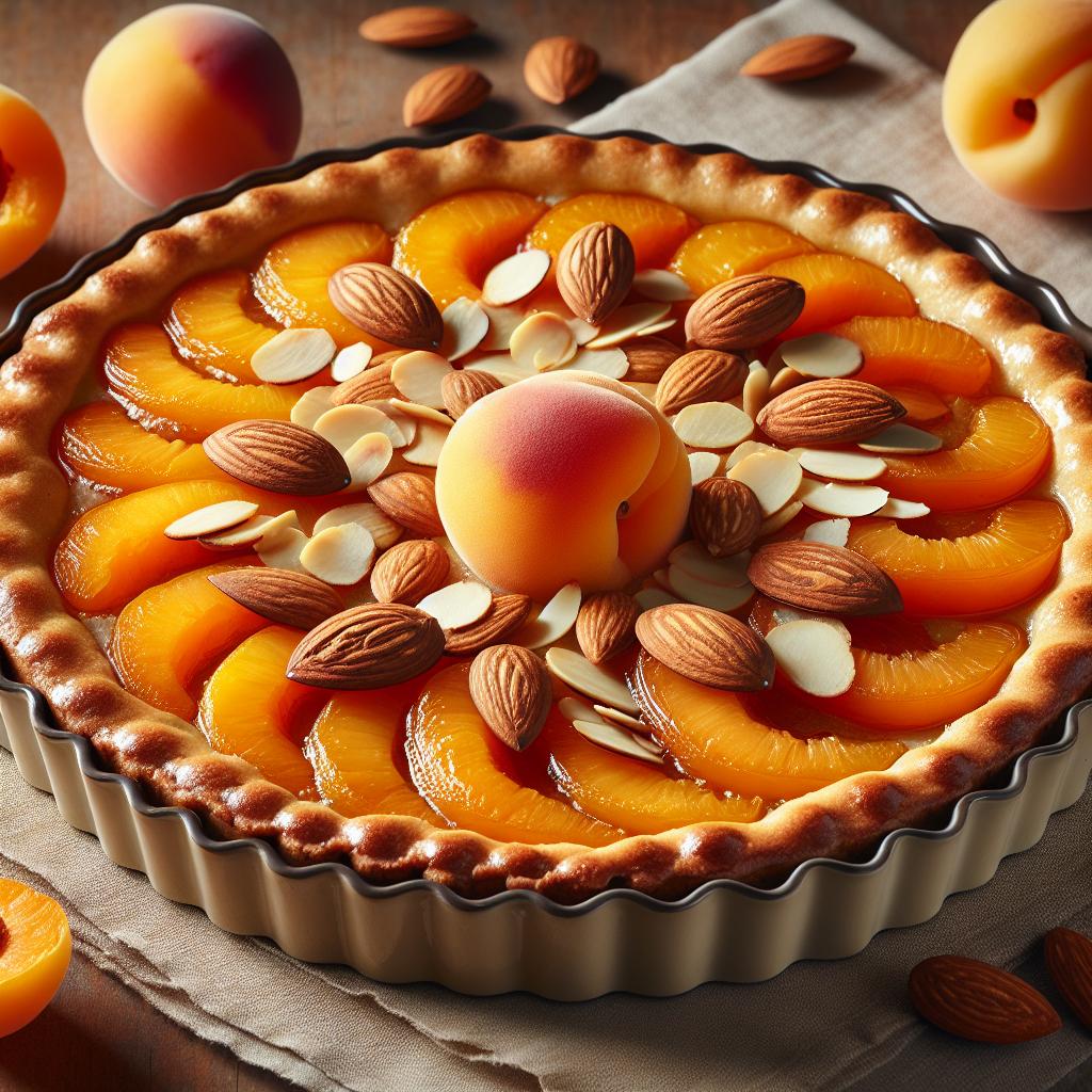 Fresh Apricot and Almond Cake