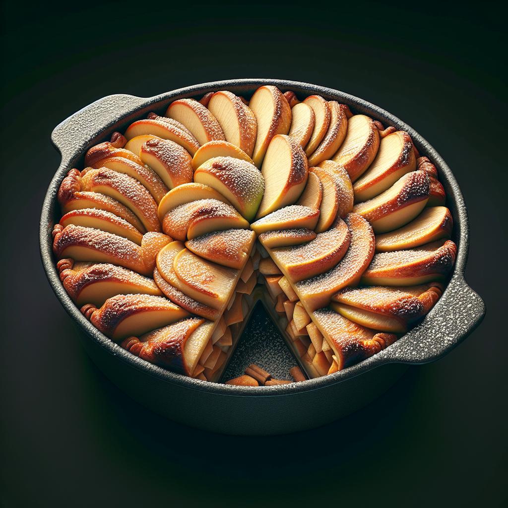 Microwave Apple Cake