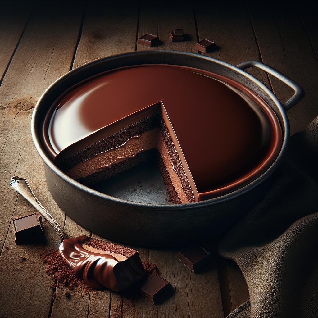 Double Chocolate Mousse Cake