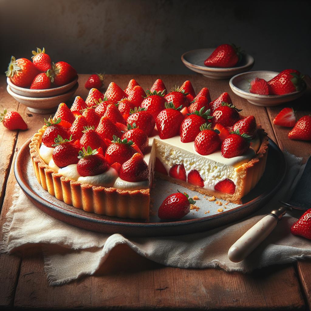 Ricotta and Strawberry Cake