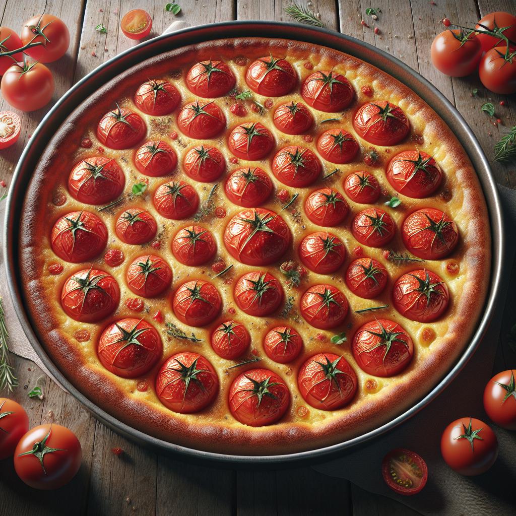 Savory Tart with Cherry Tomatoes
