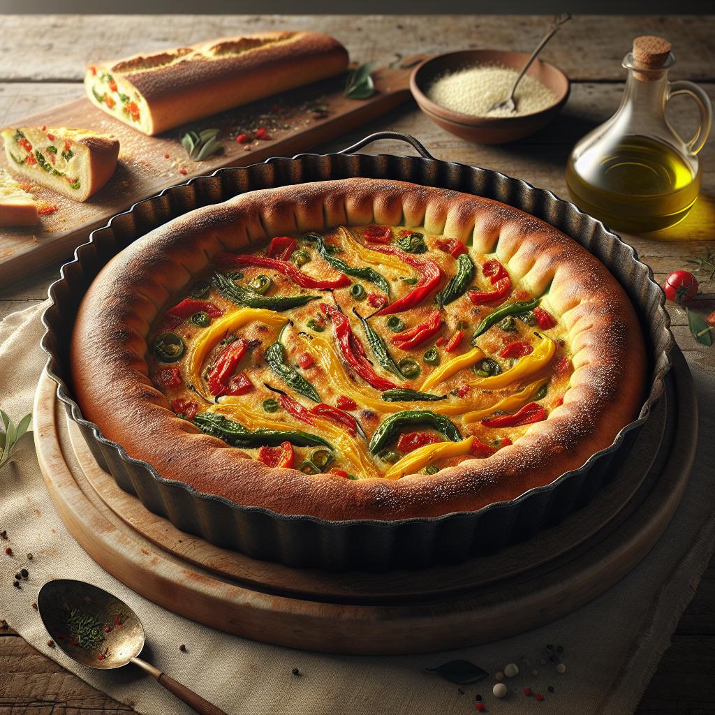 Savory Pie with Peppers