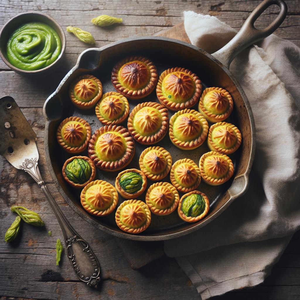 Salted Agretti Tarts